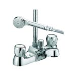 Bristan Club Luxury Bath Shower Mixer - Metal Heads