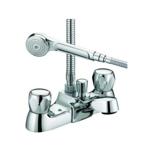 Bristan Club Luxury Bath Shower Mixer - Metal Heads