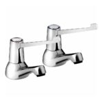 Bristan Lever Basin Taps with 6" (152mm) Levers