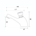 Bristan Non Concussive Basin Taps
