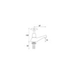 Bristan 5412 Cross Top Bath Taps