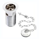 Bristan Traditional Basin Waste with Porcelain Plug Slotted