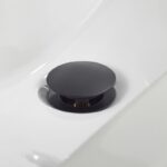 Bristan Round Basin Clicker Waste Slotted Black