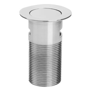 Bristan Round Push Basin Waste Slotted Chrome