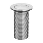 Bristan Round Push Clicker Basin Waste Unslotted Chrome