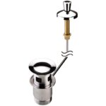 Bristan Round Pop Up Basin Waste Slotted Chrome