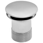 Bristan Unslotted Basin Clicker Waste Chrome