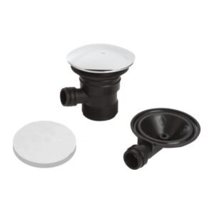 Bristan Round Clicker Bath Waste with Overflow Chrome