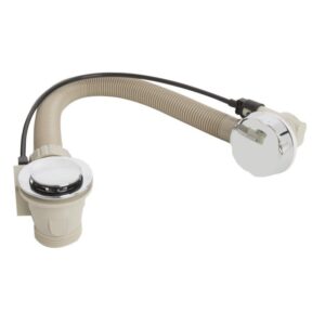 Bristan Round Pop Up Bath Waste with Overflow Chrome