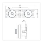 Bristan Wall Mount 11 Chrome