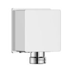 Bristan Square Wall Outlet Elbow Chrome