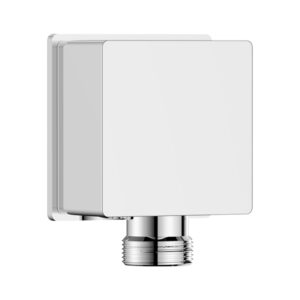 Bristan Square Wall Outlet Elbow Chrome