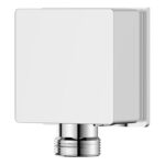 Bristan Square Wall Outlet Elbow Chrome
