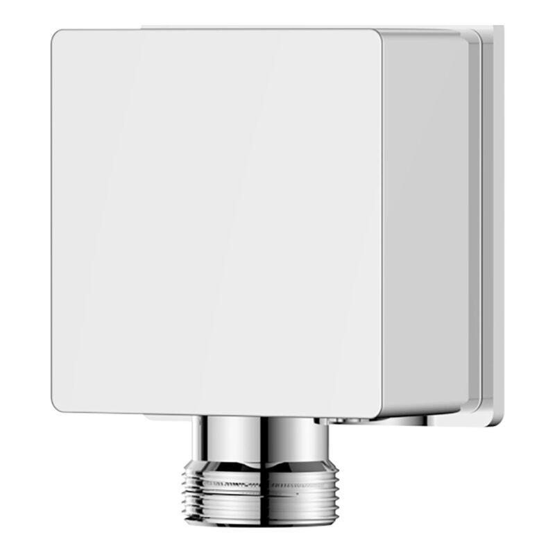 Bristan Square Wall Outlet Elbow Chrome