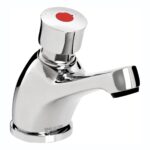 Bristan Timed Flow Soft Touch Single Basin Tap Chrome