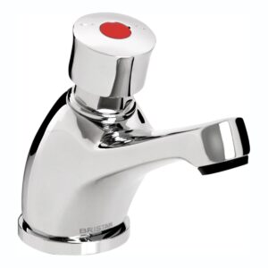 Bristan Timed Flow Soft Touch Single Basin Tap Chrome
