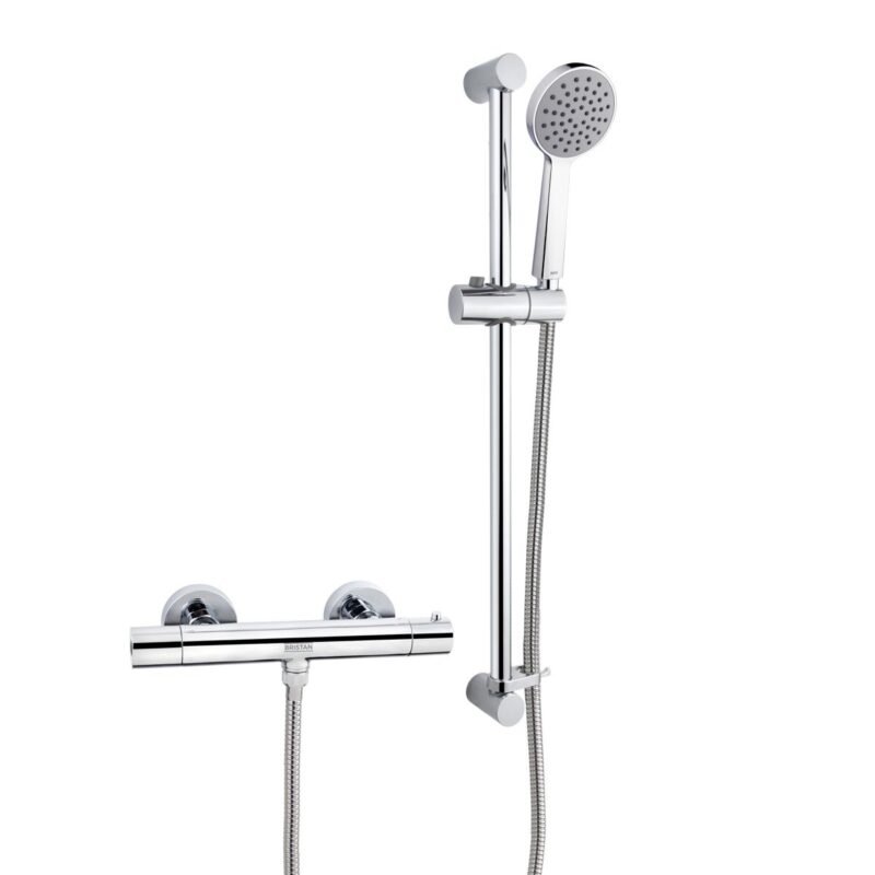Bristan Zing Cool Touch Bar Shower Mixer & Kit Bristan Zing Cool Touch Bar Shower Mixer & Kit