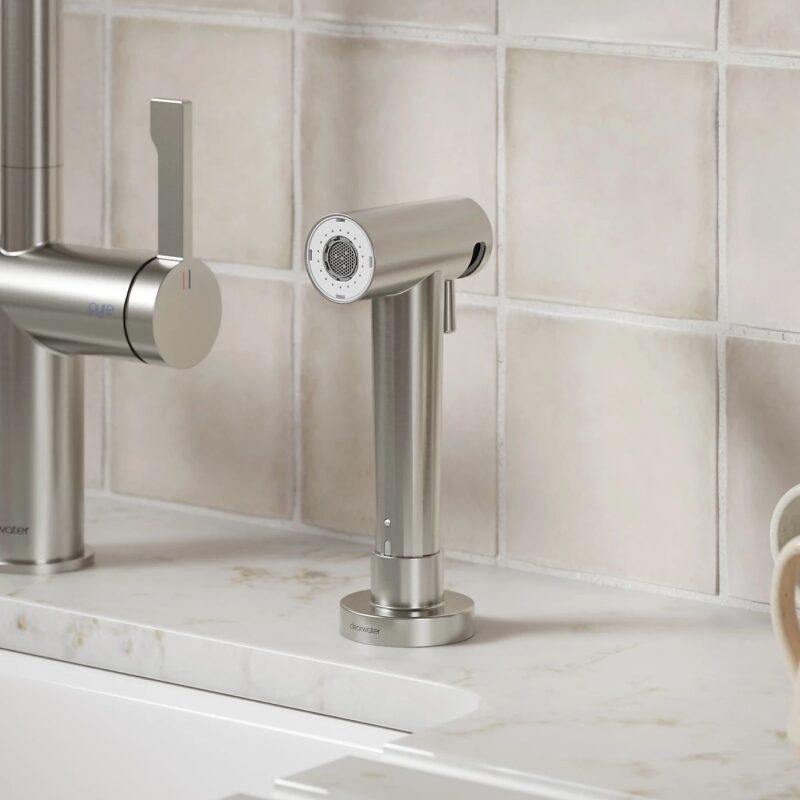 Clearwater Modern Pull Out Spray Brushed Nickel