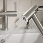 Clearwater Modern Pull Out Spray Brushed Nickel