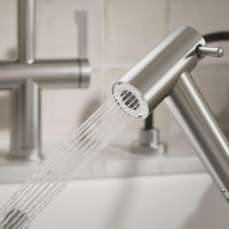 Clearwater Modern Pull Out Spray Brushed Nickel