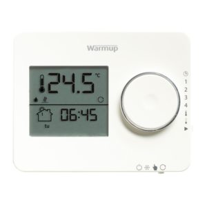 Warmup Tempo Digital Programmable Thermostat Porcelain White