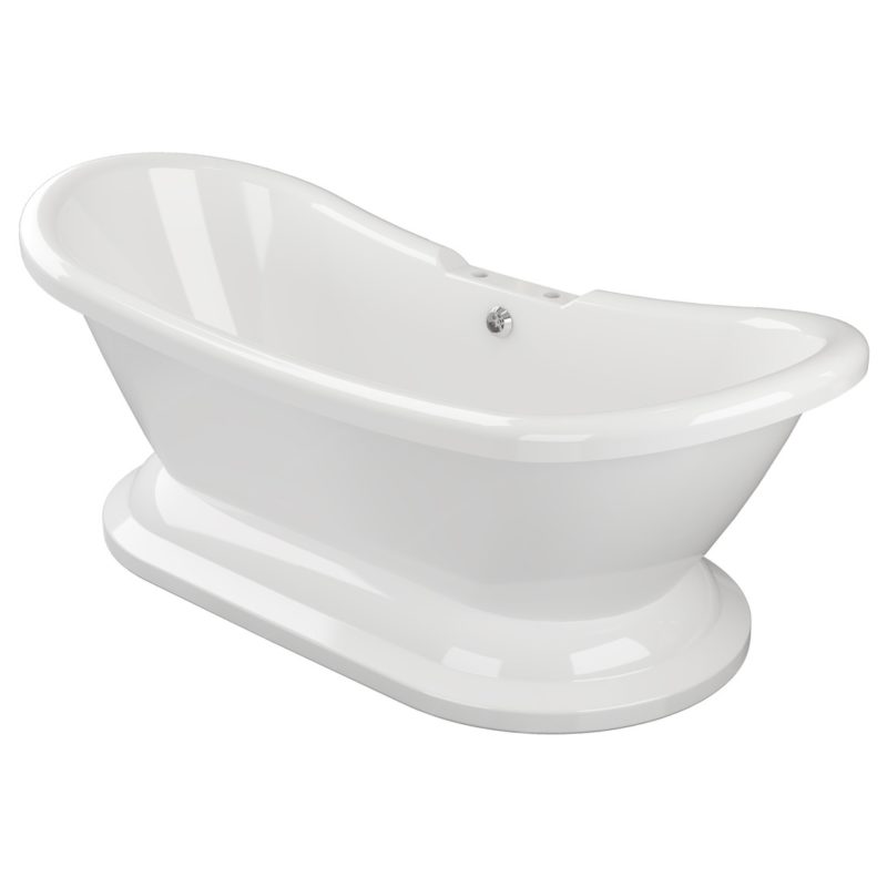 Bathrooms To Love Grace Freestanding 2 Hole Bath with Base