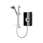 Triton Aspirante 8.5kW Contemporary Electric Shower Black Gloss