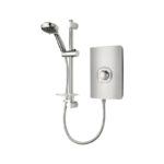 Triton Aspirante 8.5kW Contemporary Electric Shower Brushed Steel