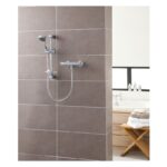 Triton Dene Cool-Touch Thermostatic Bar Mixer Shower Chrome