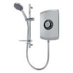 Triton Amore Electric Shower 9.5kW Brushed Steel