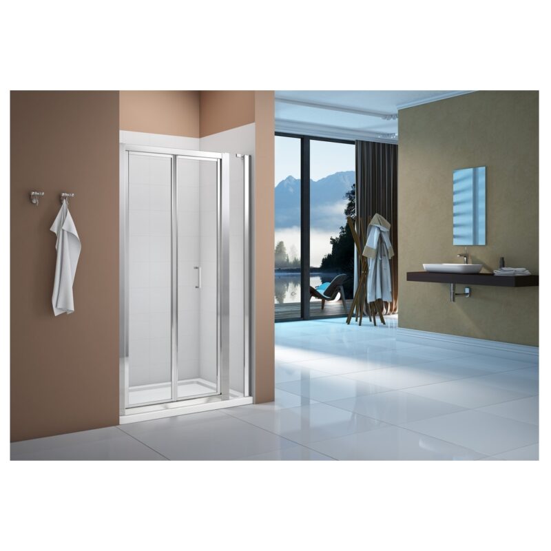 Merlyn Vivid Boost 900mm Bi-Fold Shower Door