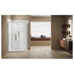Merlyn Vivid Sublime 1200x900mm 1 Door Offset Quadrant Enclosure
