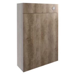 Bathrooms To Love Alba 600mm Slim WC Unit Grey Nebraska Oak