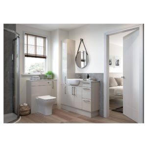 Bathrooms To Love Alba 2400mm Plinth Light Grey Gloss