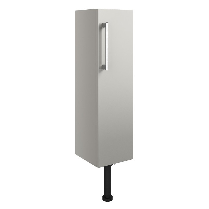 Bathrooms To Love Alba 200mm Slim Base Unit Light Grey Gloss