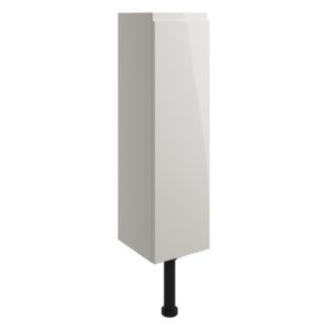 Bathrooms To Love Valesso 200mm Slim Base Unit Pearl Grey Gloss