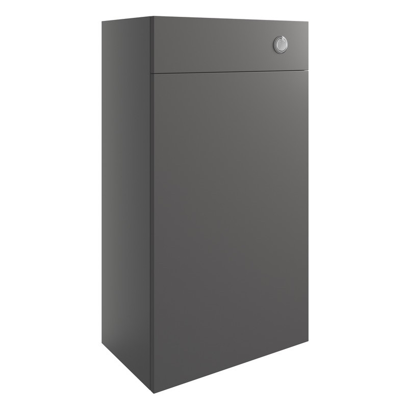 Bathrooms To Love Valesso 500mm WC Unit Onyx Grey Gloss