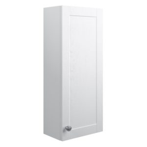 Bathrooms To Love Benita 300mm 1 Door Wall Unit Satin White Ash