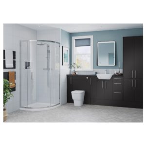 Bathrooms To Love Alba 330x900mm Base End Panel Matt Grey