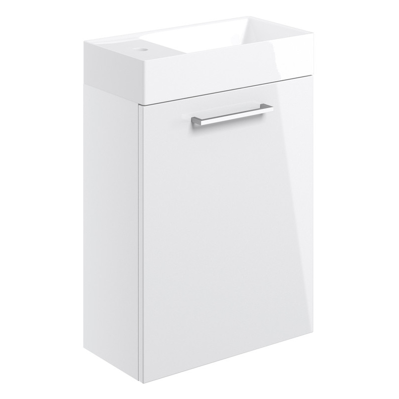 Bathrooms To Love Volta 410mm Wall Hung Unit & Basin White