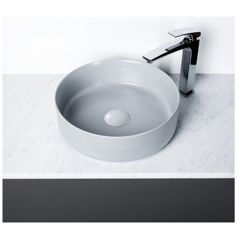 Bathrooms To Love Luxey 355mm Ceramic Washbowl & Waste Matt Grey
