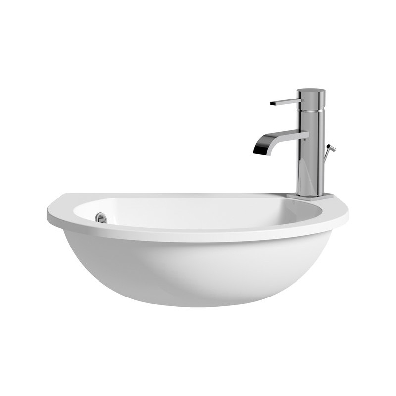 Bathrooms To Love Space Saver 490x355mm Semi Recessed Basin