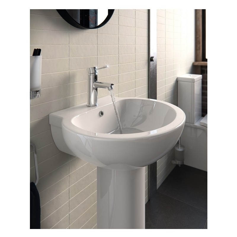 Bathrooms To Love Mimosa 535mm Basin & Semi Pedestal