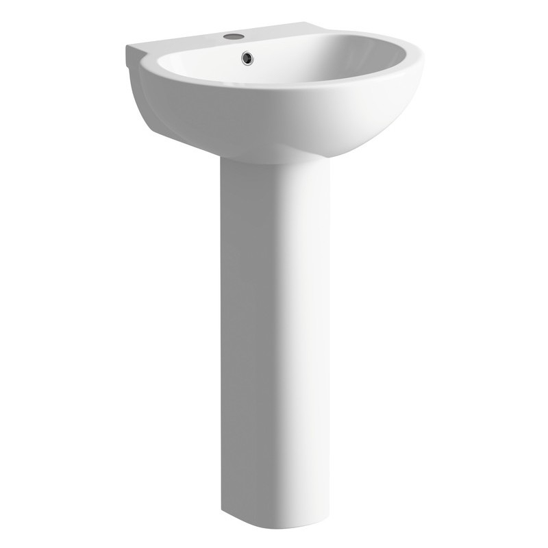 Bathrooms To Love Mimosa 535mm Basin & Full Pedestal