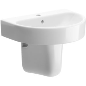 Bathrooms To Love Cilantro 555mm Basin & Semi Pedestal