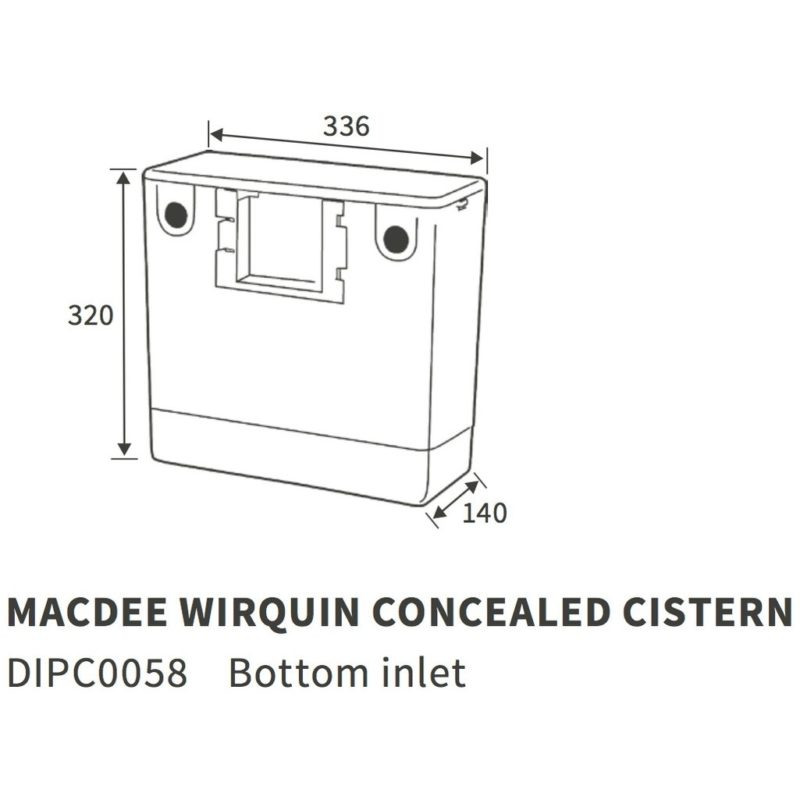 Bathrooms To Love Macdee Wirquin Concealed Cistern