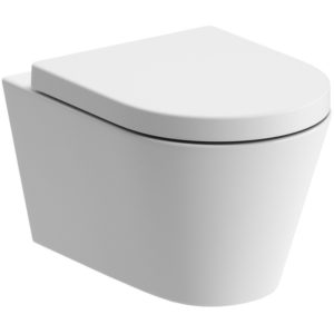 Bathrooms To Love Cilantro Rimless Wall Hung WC & Soft Close Seat