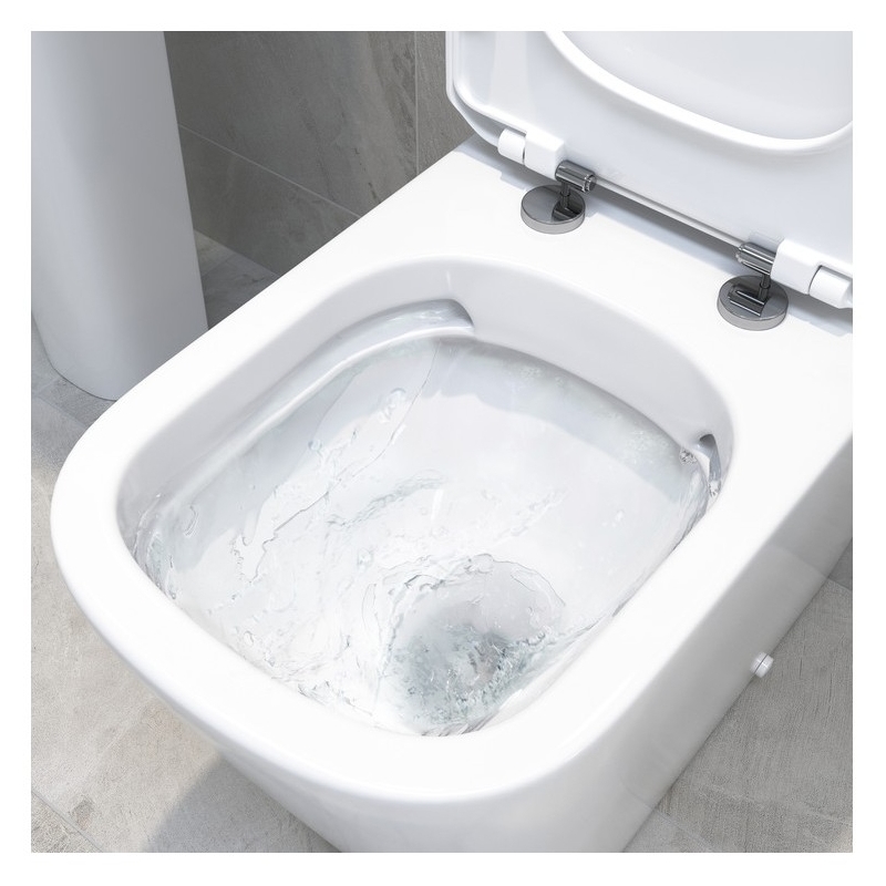 Bathrooms To Love Tilia Rimless Close Coupled WC & Soft Close Seat