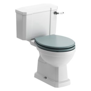 Bathrooms To Love Sherbourne Close Coupled WC & Sea Green Seat