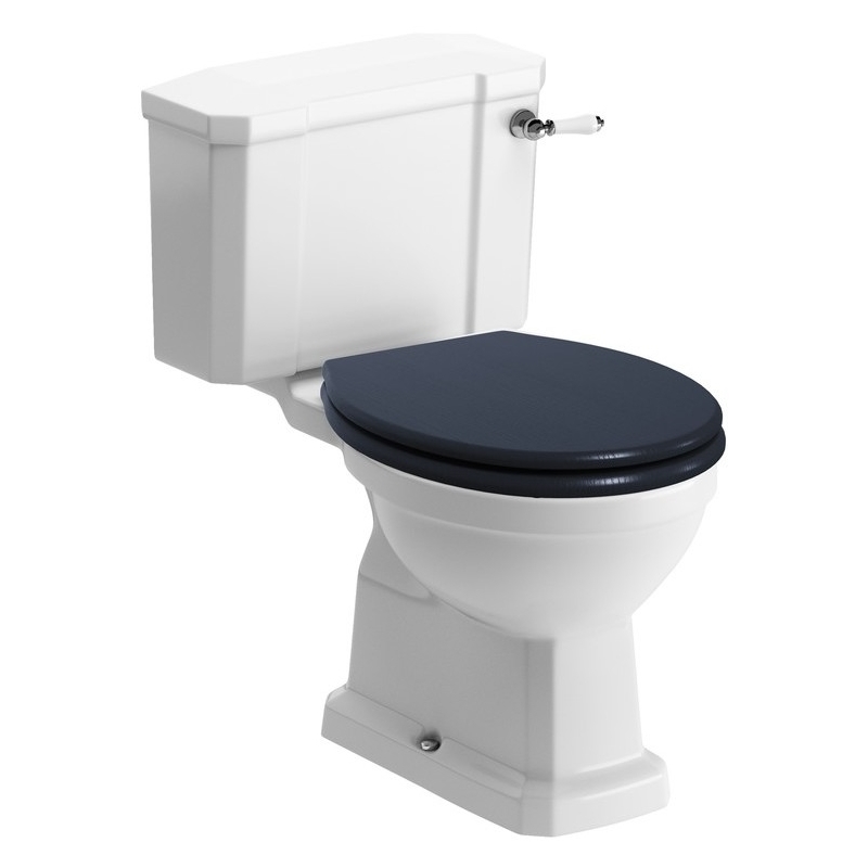 Bathrooms To Love Sherbourne Close Coupled WC & Indigo Toilet Seat